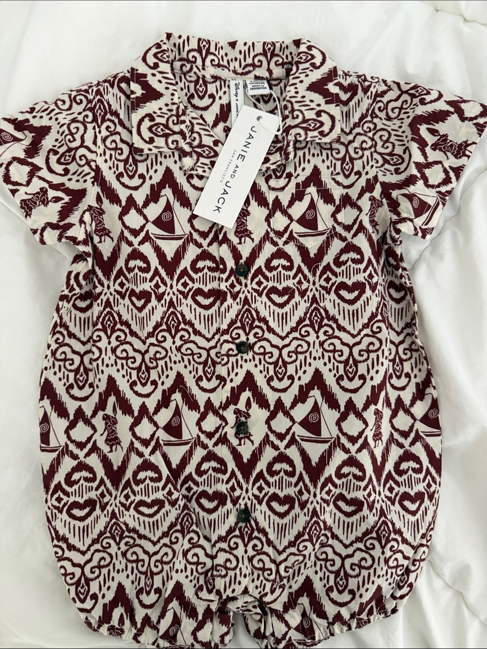 Janie and Jack Moana onesie